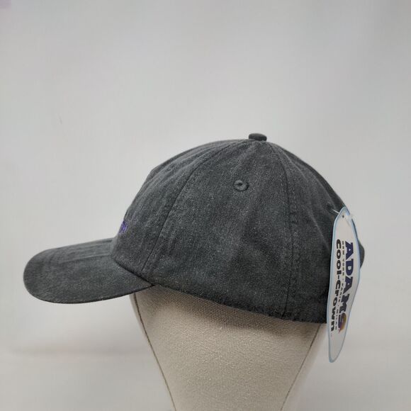 Missy's Hope Purple Ribbon Slideback Hat Gray One Size Adams W/Tags - Picture 3 of 8